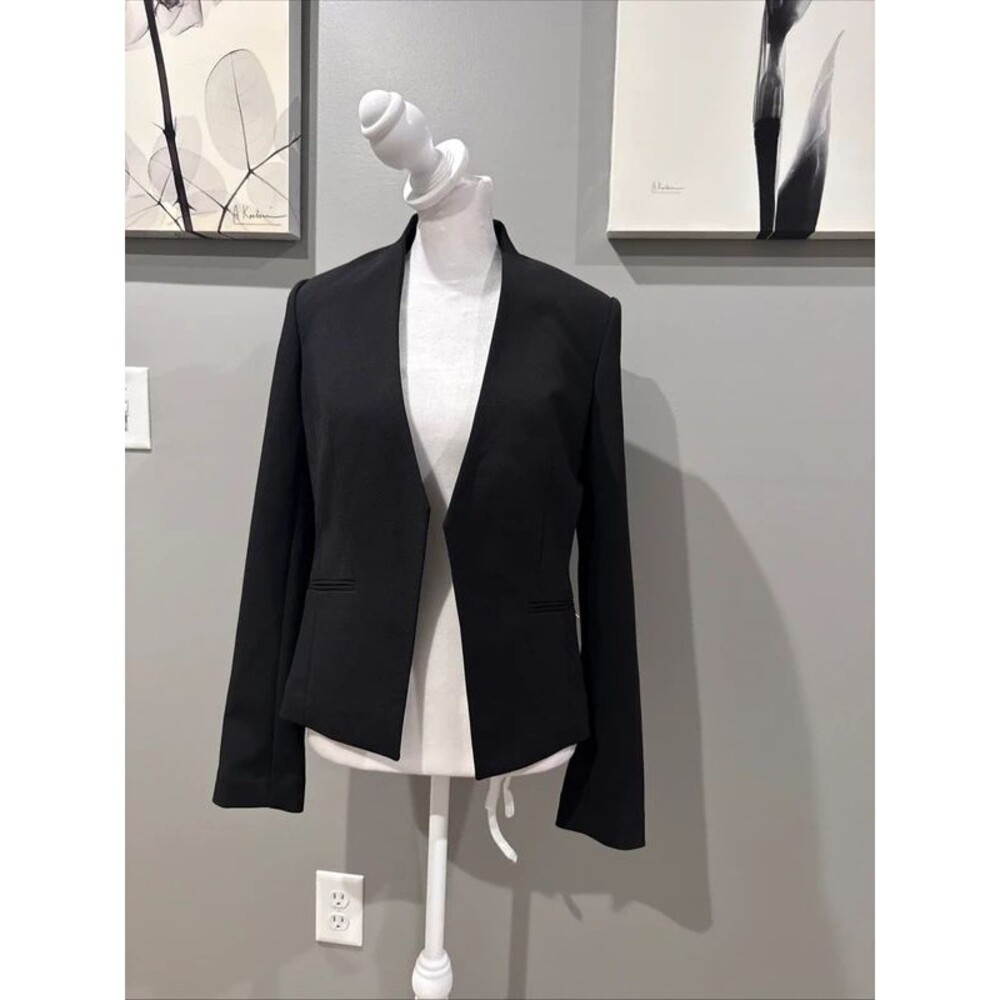 Calvin Klein Black Blazer 4 Petite